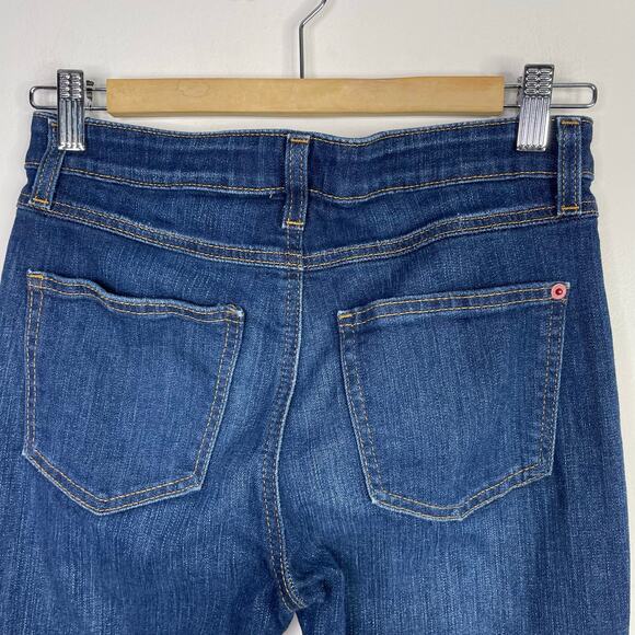 Spanx The Slim x Straight Tummy Slimming stretch Raw Hem Ankle Jeans womens 28 - Picture 7 of 11